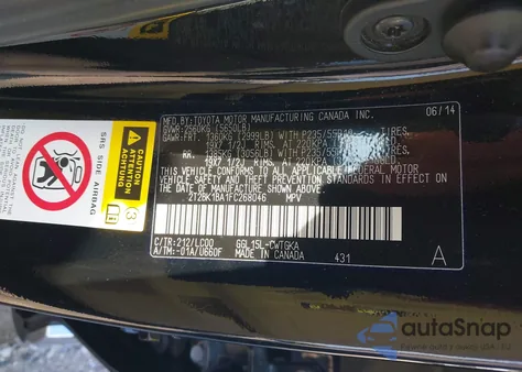 2015 Lexus Rx 350 from USA, damaged, VIN 2T2BK1BA1FC268046